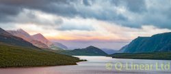 Trout River Pond - Storm Clouds 14x32